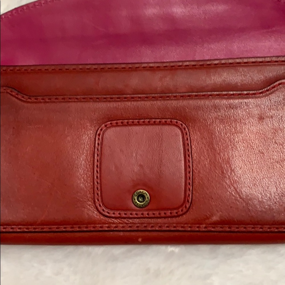 Coach leather Wallet front Buckle Wallet - Picture 7 of 7